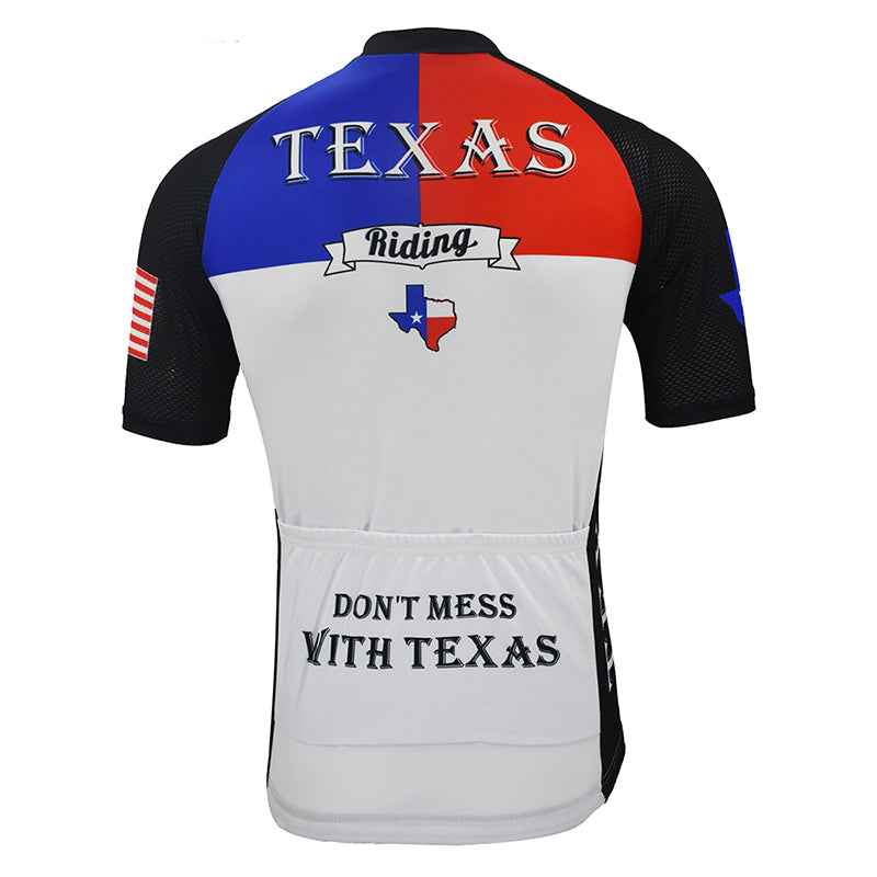 United States Texas cycling jersey men short sleeve riding colthing