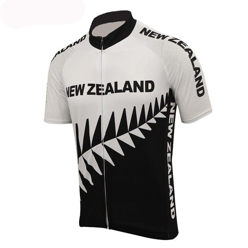 New Zealand cycling jersey pro team men short sleeve summer bicycle clothes