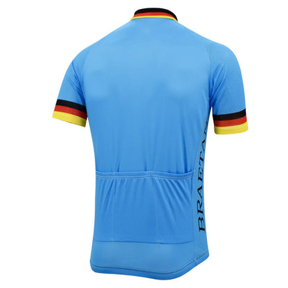 French cycling clothing men's short sleeve cycling jersey