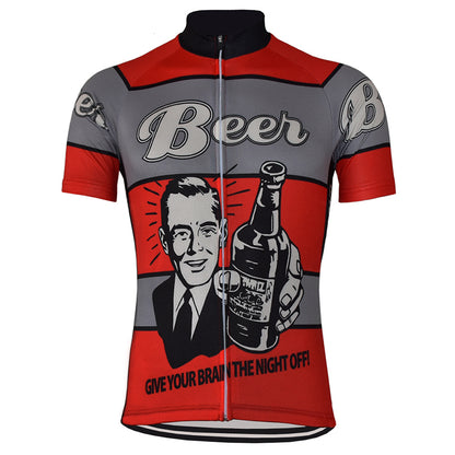 beer cycling jersey men short sleeve cool summer