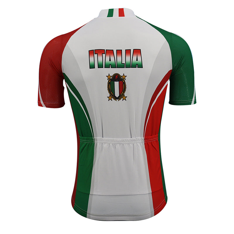 Italy pro team cycling jersey men short sleeve bicycle top