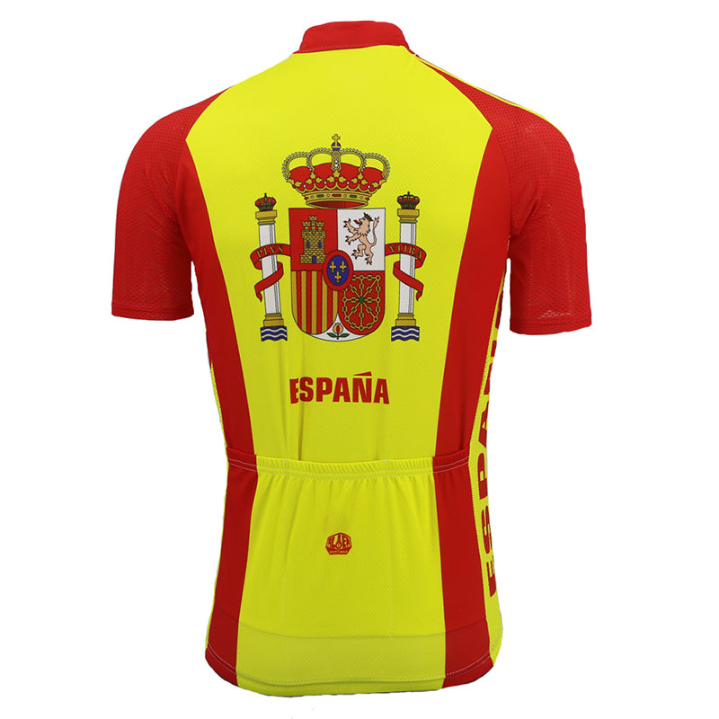 Spanish man cycling jerseys summer short sleeve