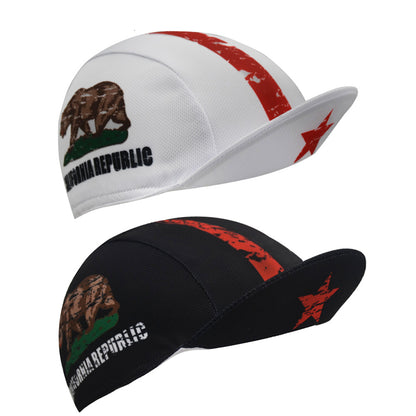 California Republic Cycling Caps Men Black Bike wear Cap Women Cycling Hats