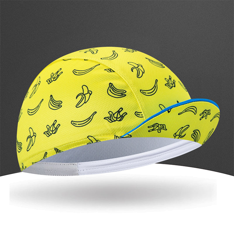 cycling cap yellow banana bike hat bicycle Headwear cycling hat